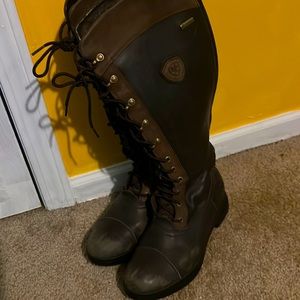 Ariat riding boots. Barely worn. Some scuffs no other damage